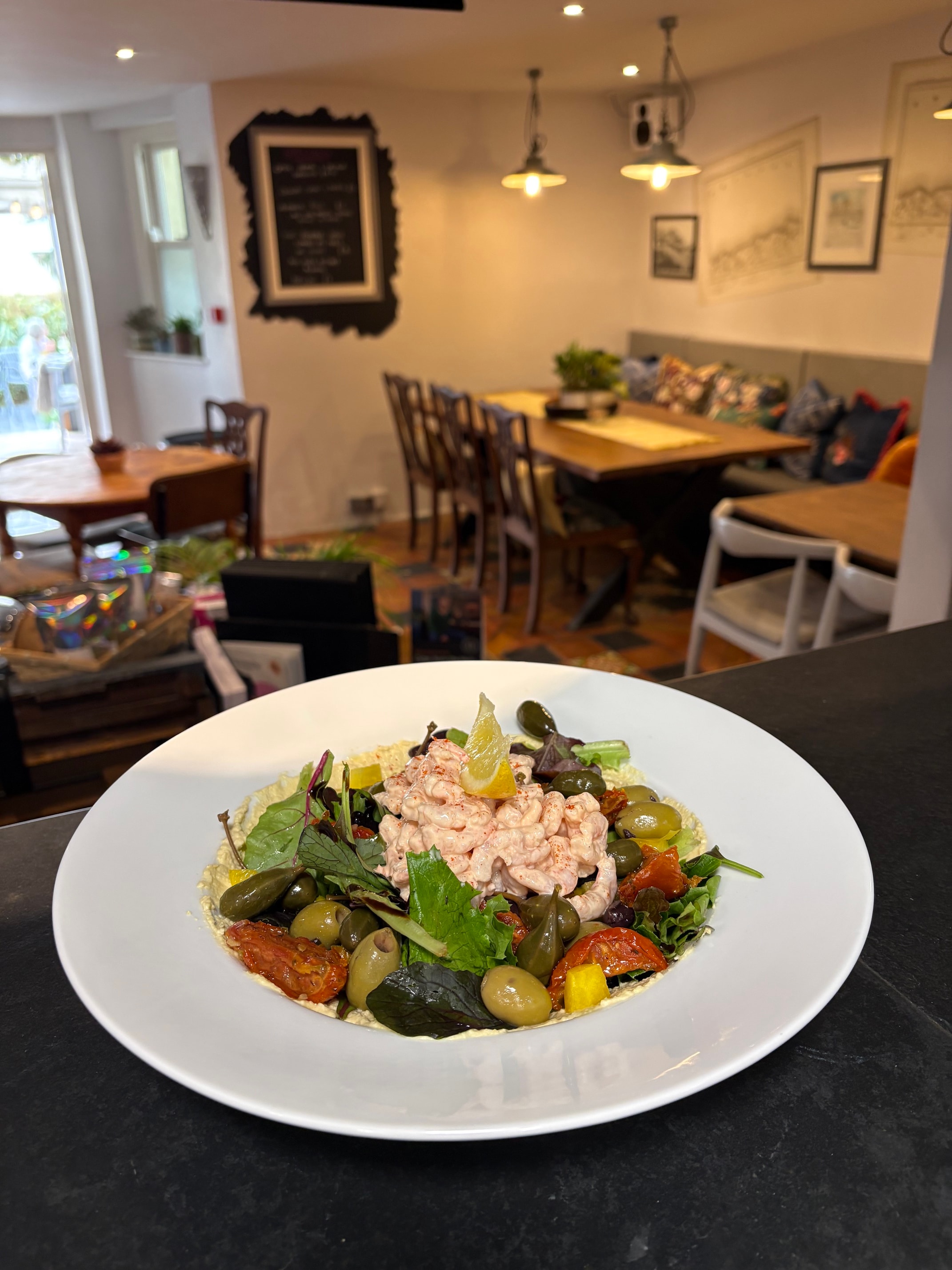 Fresh food at Blacksands restaurant Ilfracombe